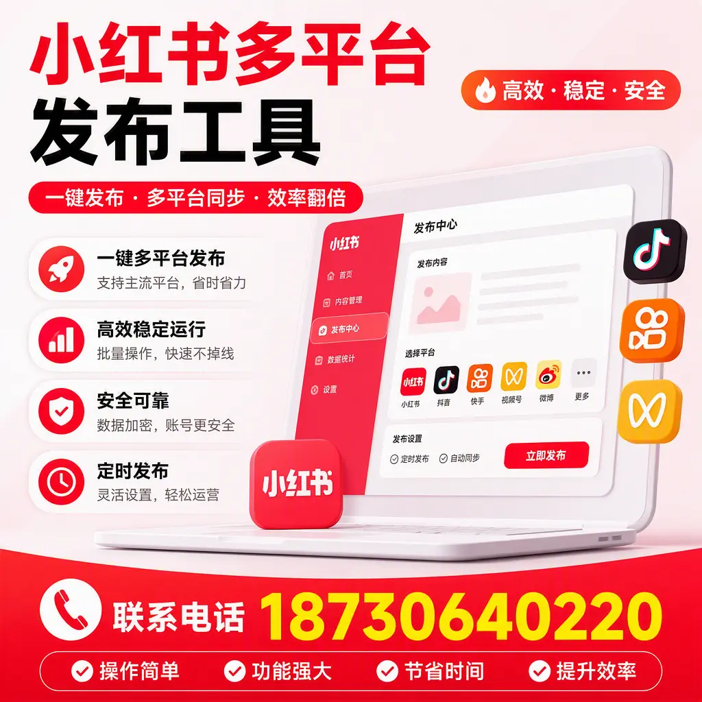 在 淄博 小红书多平台发布工具的市场前景分析